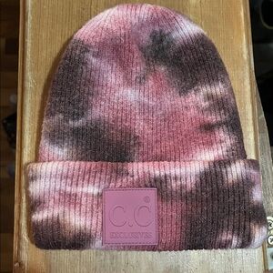 CC Brand Pink and Brown Women’s Beanie